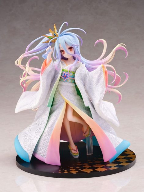 no game no life shiro shiromuku scale figure ()