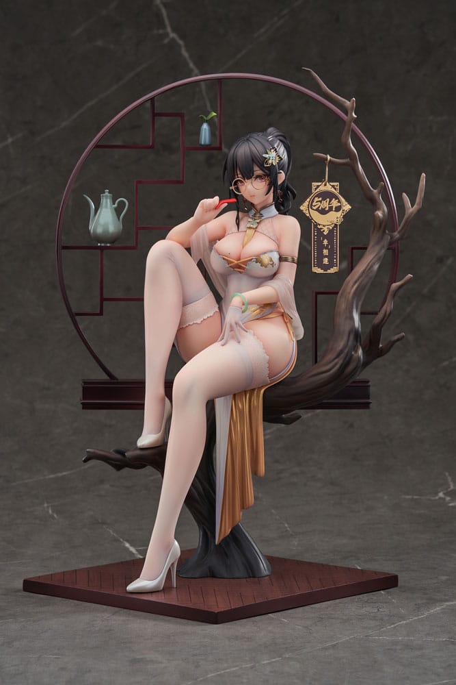original character xiami china dress step on snow ver scale figure ()