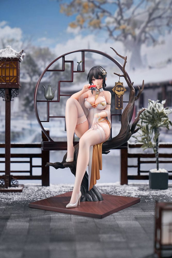 original character xiami china dress step on snow ver scale figure ()