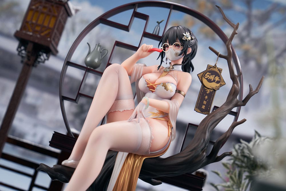 original character xiami china dress step on snow ver scale figure ()