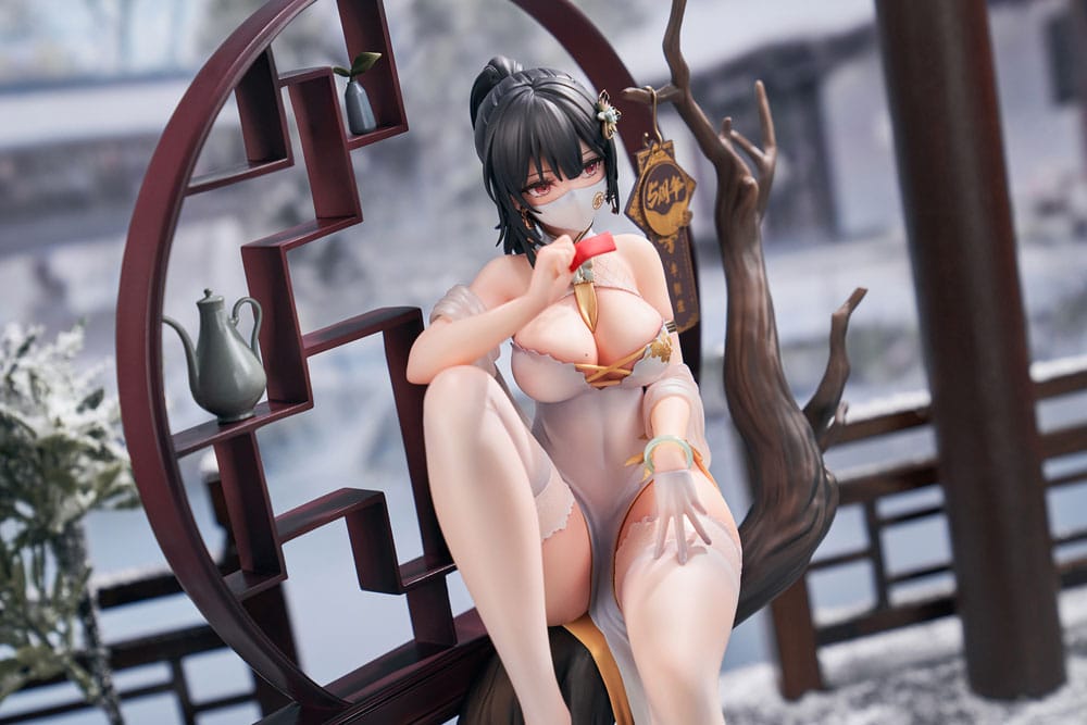 original character xiami china dress step on snow ver scale figure ()