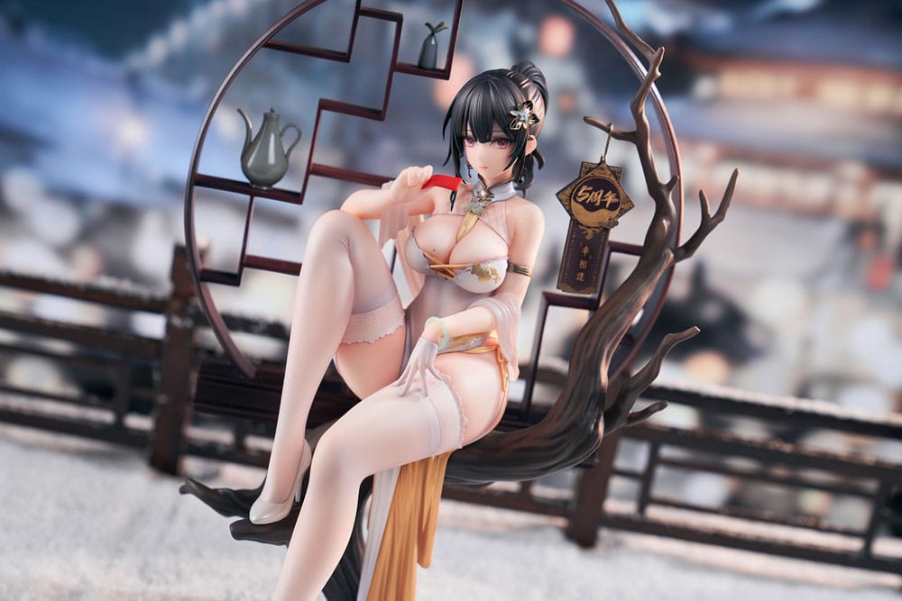 original character xiami china dress step on snow ver scale figure ()