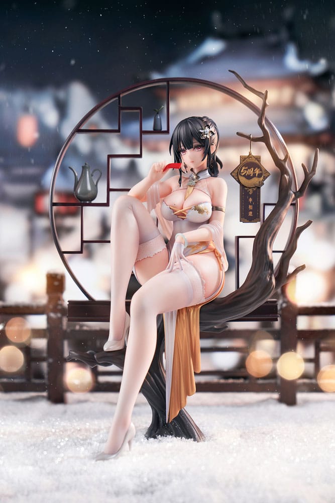 original character xiami china dress step on snow ver scale figure main