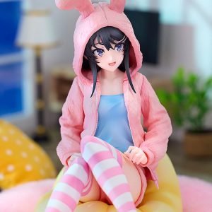 rascal does not dream of a knapsack kid mai sakurajima hoodie look rabbit ears ver scale figure ()