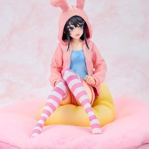 rascal does not dream of a knapsack kid mai sakurajima hoodie look rabbit ears ver scale figure ()
