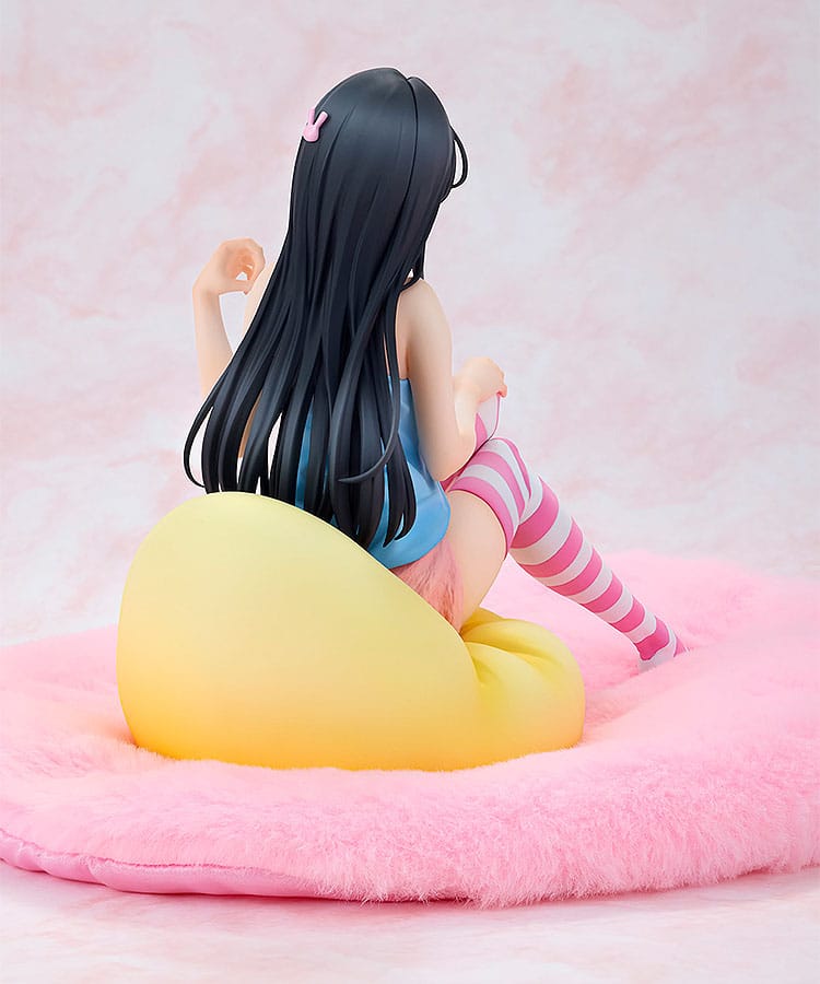 rascal does not dream of a knapsack kid mai sakurajima hoodie look rabbit ears ver scale figure ()