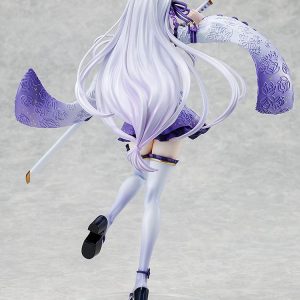 re zero starting life in another world emilia combat outfit ver scale figure ()