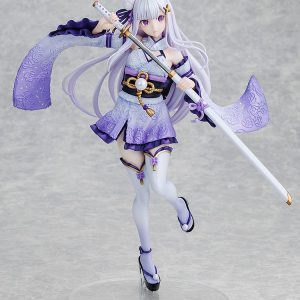 re zero starting life in another world emilia combat outfit ver scale figure ()