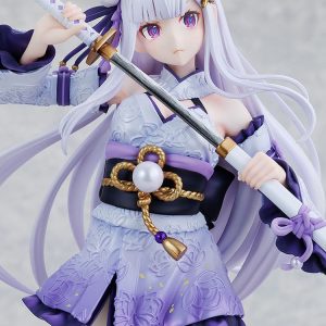 re zero starting life in another world emilia combat outfit ver scale figure ()