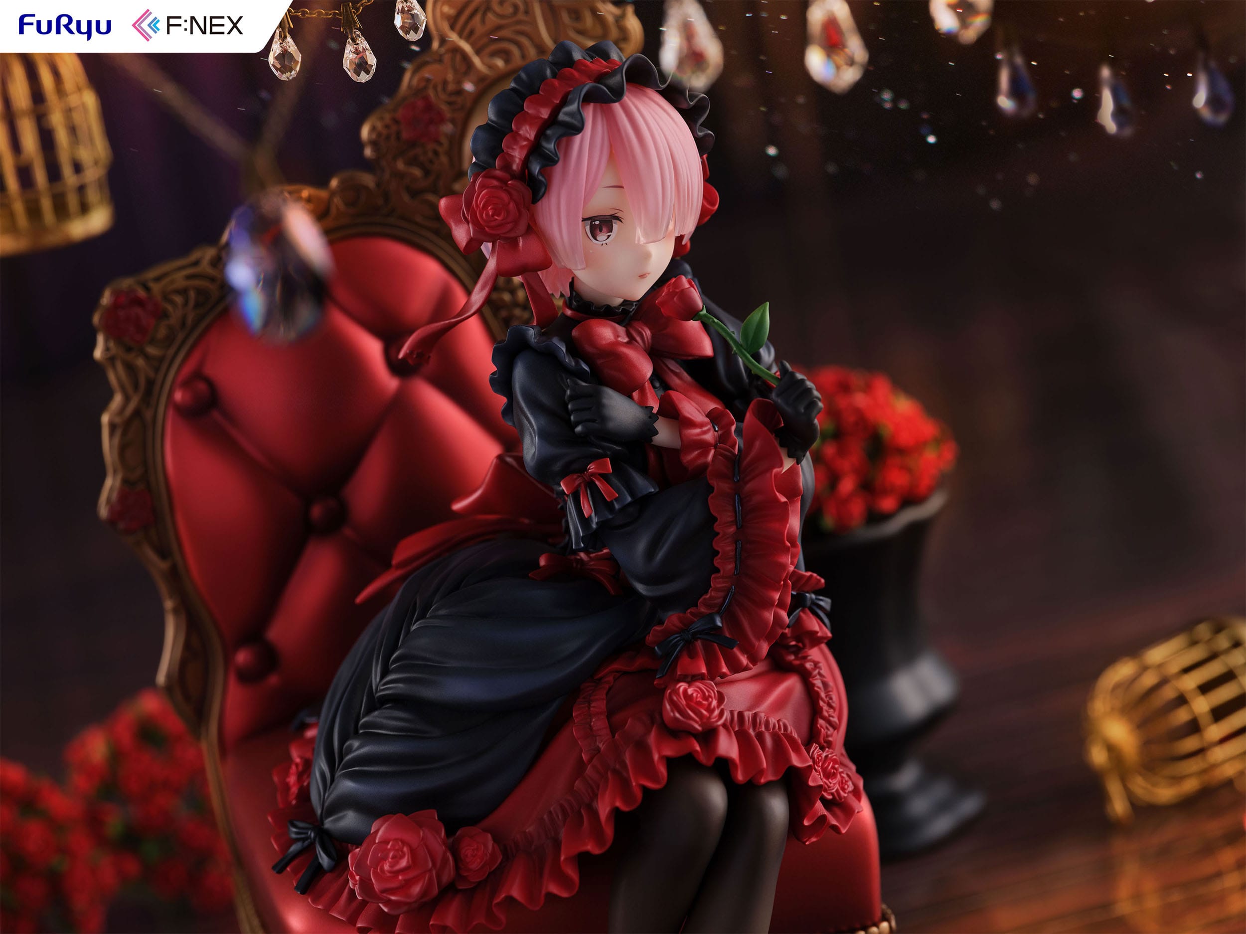 re zero starting life in another world fnex ram gothic ver scale figure ()
