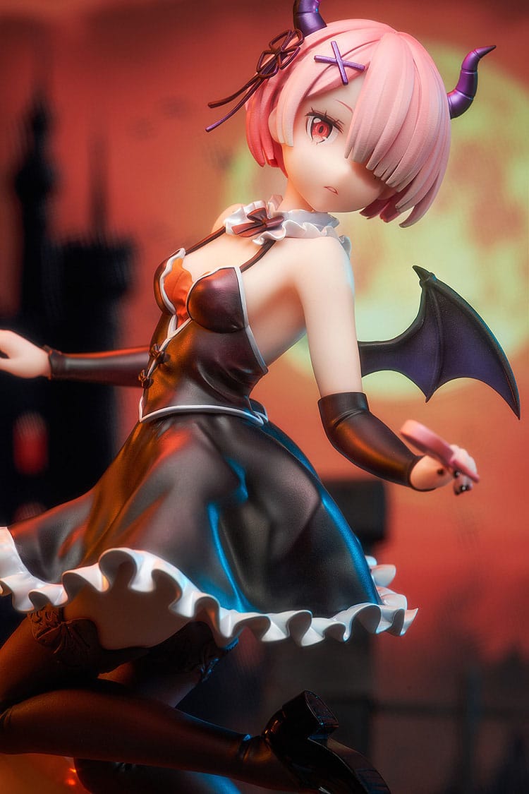 re zero starting life in another world ram phantom night wizard ver scale figure ()