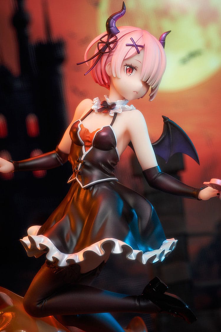 re zero starting life in another world ram phantom night wizard ver scale figure ()