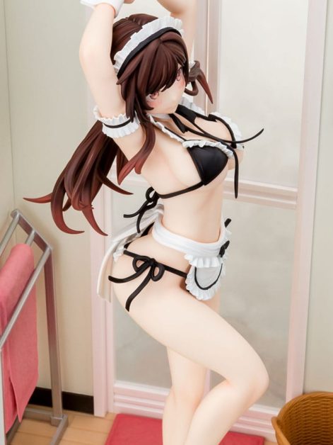 rent a girlfriend chizuru mizuhara maid bikini ni okigae ver scale figure ()