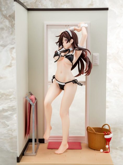 rent a girlfriend chizuru mizuhara maid bikini ni okigae ver scale figure ()