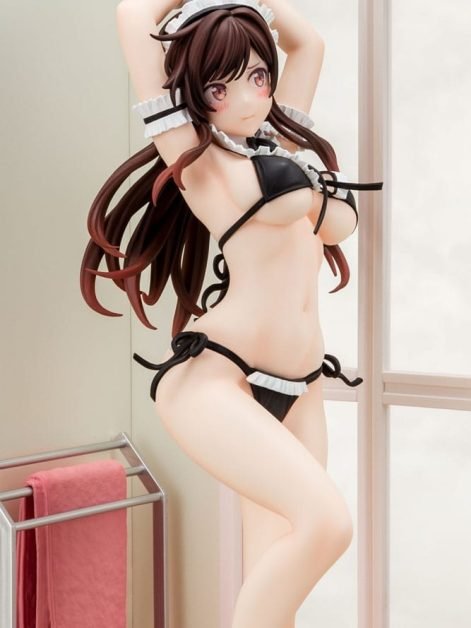 rent a girlfriend chizuru mizuhara maid bikini ni okigae ver scale figure ()
