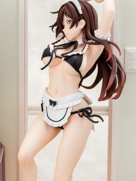 rent a girlfriend chizuru mizuhara maid bikini ni okigae ver scale figure ()