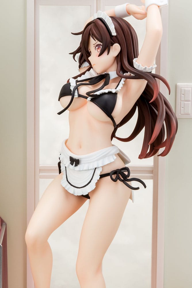 rent a girlfriend chizuru mizuhara maid bikini ni okigae ver scale figure ()