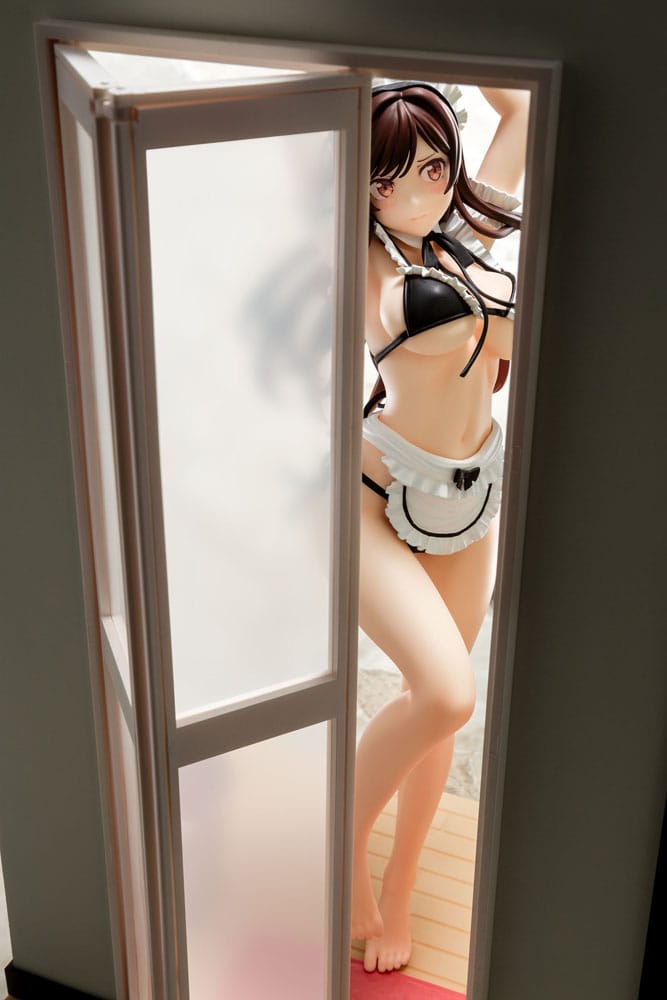 rent a girlfriend chizuru mizuhara maid bikini ni okigae ver scale figure ()