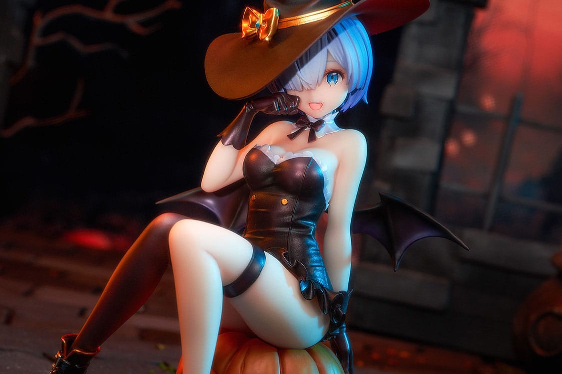 rezero starting life in another world rem phantom night wizard ver scale figure ()