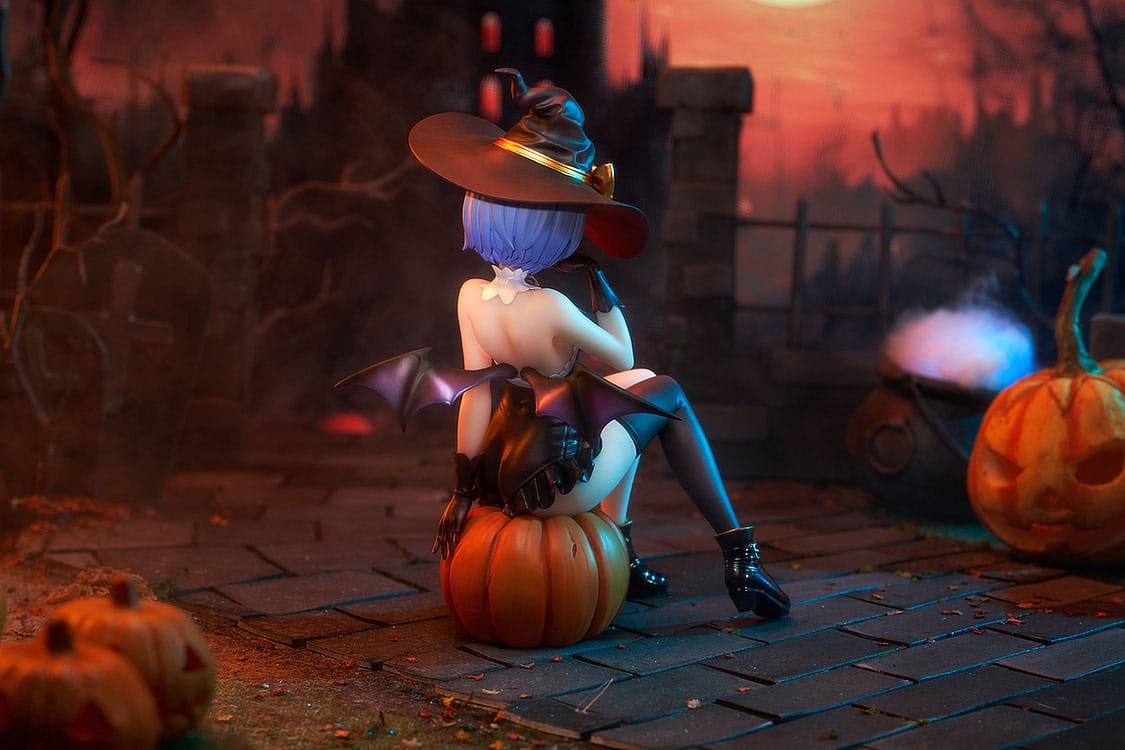 rezero starting life in another world rem phantom night wizard ver scale figure ()