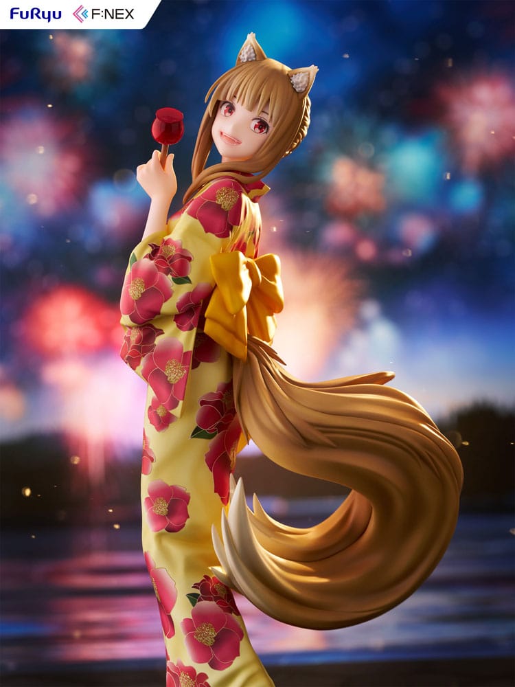 spice and wolf holo yukata ver scale figure ()