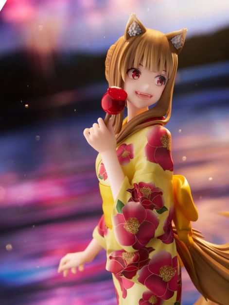 spice and wolf holo yukata ver scale figure ()