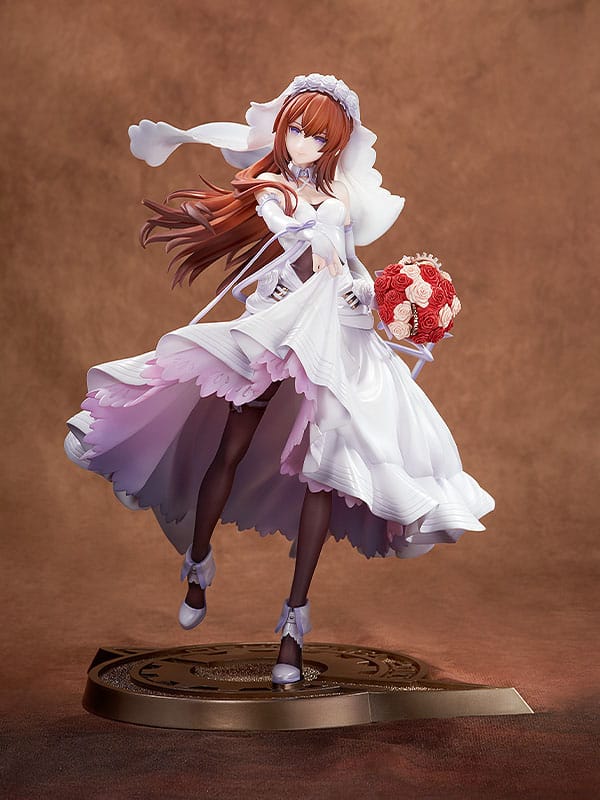 steins gate kurisu makise wedding dress ver scale figure ()