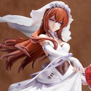 steins gate kurisu makise wedding dress ver scale figure ()