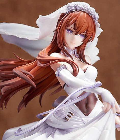 steins gate kurisu makise wedding dress ver scale figure ()