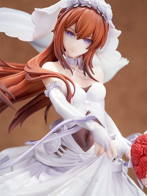 steins gate kurisu makise wedding dress ver scale figure ()