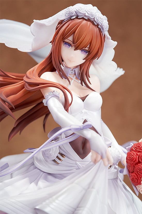 steins gate kurisu makise wedding dress ver scale figure ()
