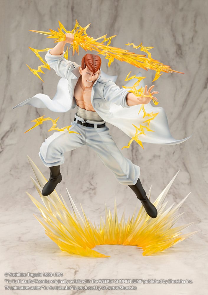 yu yu hakusho artfx j kazuma kuwabara ver scale figure ()