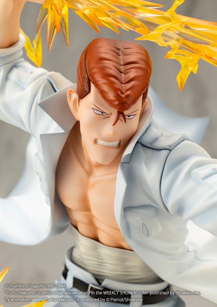 yu yu hakusho artfx j kazuma kuwabara ver scale figure ()