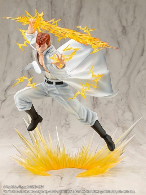 yu yu hakusho artfx j kazuma kuwabara ver scale figure main