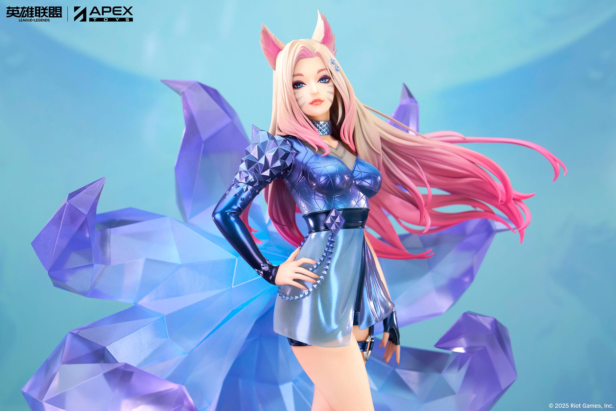 league of legends k da all out ahri scale figure ()