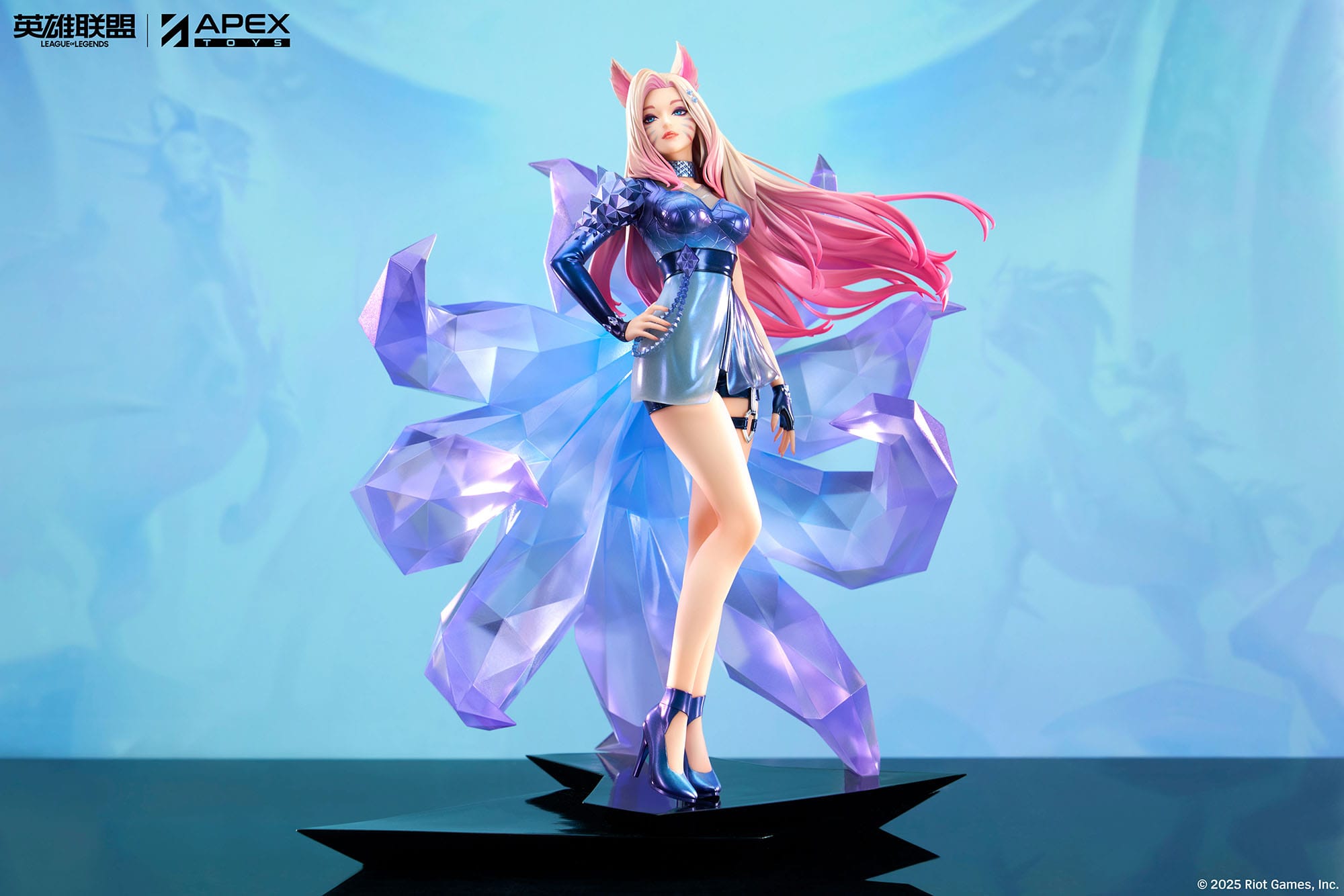 league of legends k da all out ahri scale figure ()