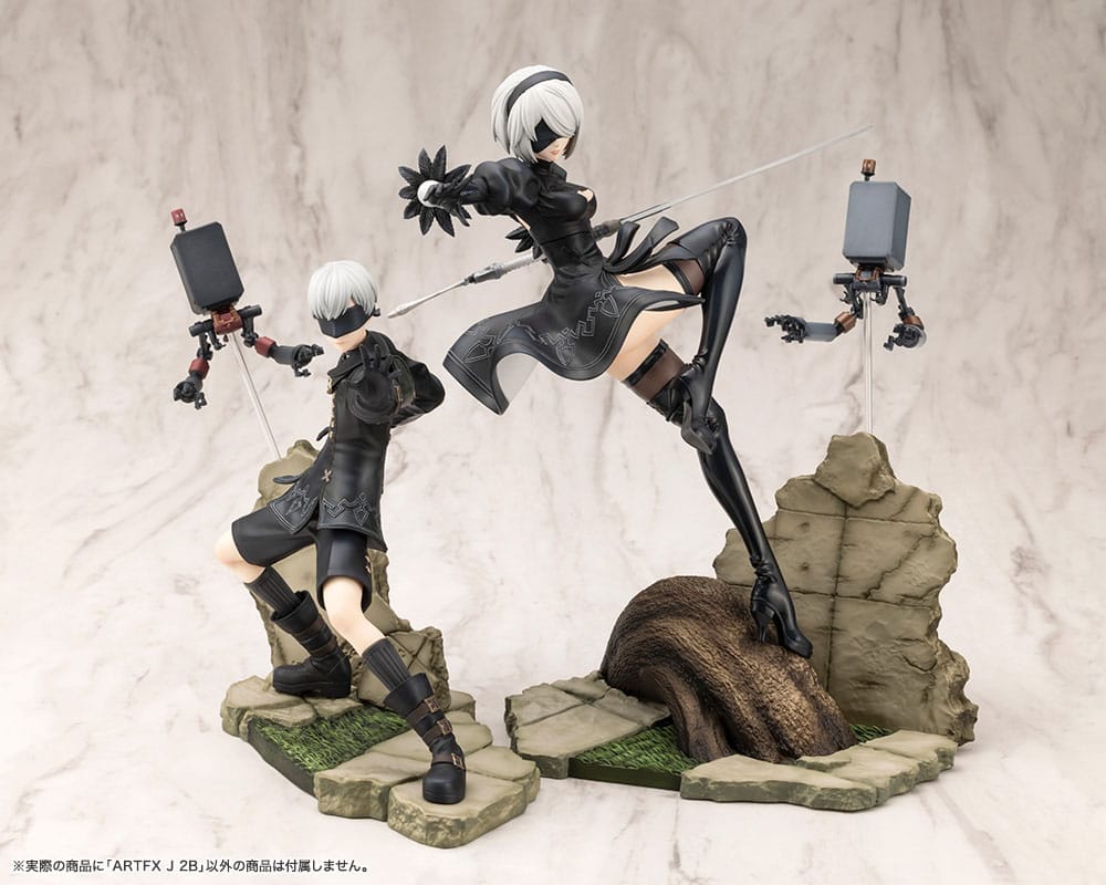 nier automata ver a artfx j no type b b scale figure ()