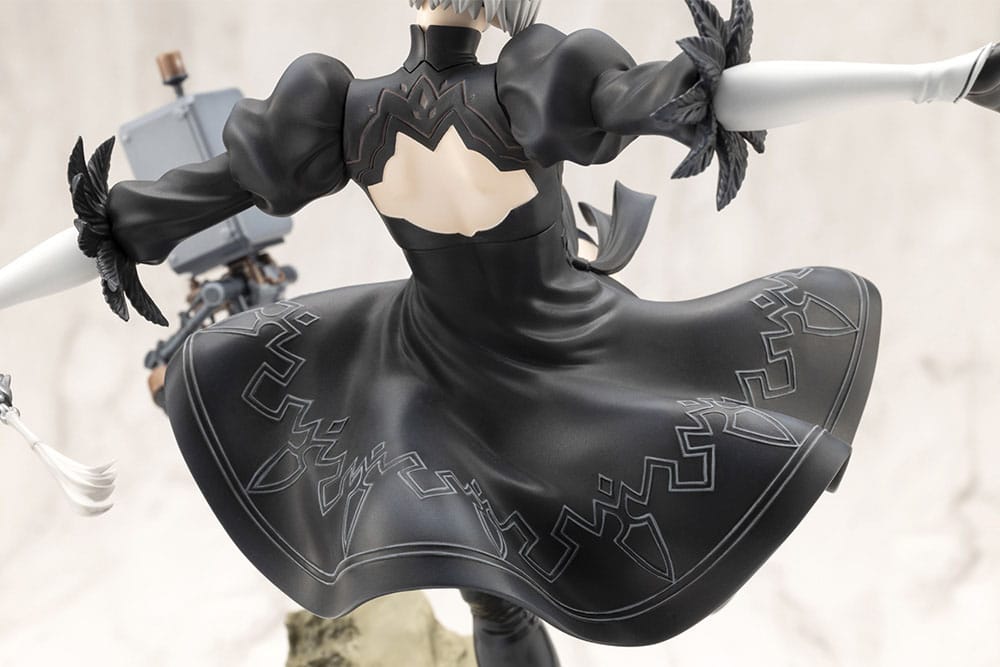 nier automata ver a artfx j no type b b scale figure ()