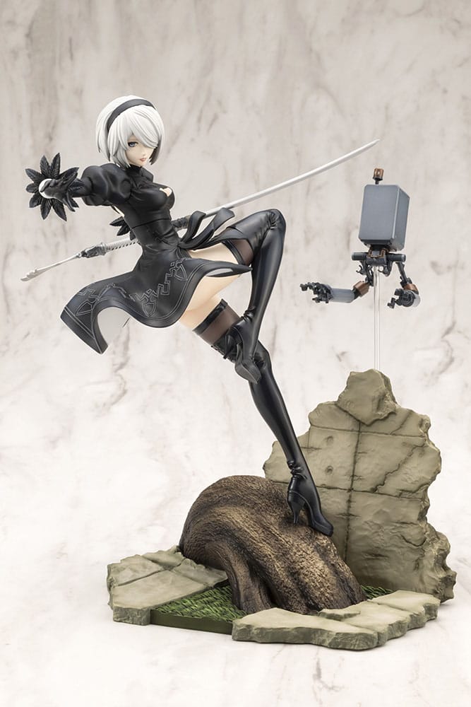 nier automata ver a artfx j no type b b scale figure ()