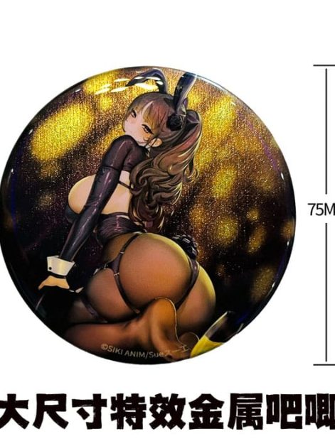 sue illustration champagne and bunny girl rose bare feet ver scale figure ()