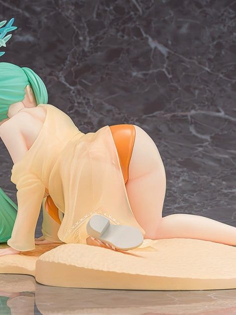 blue archive hiyori swimsuit memorial lobby ver scale figure ()