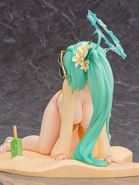 blue archive hiyori swimsuit memorial lobby ver scale figure ()